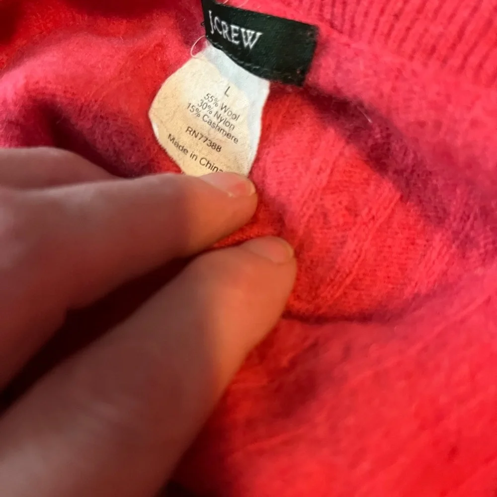 J. Crew Women's Pink Cashmere Sweater